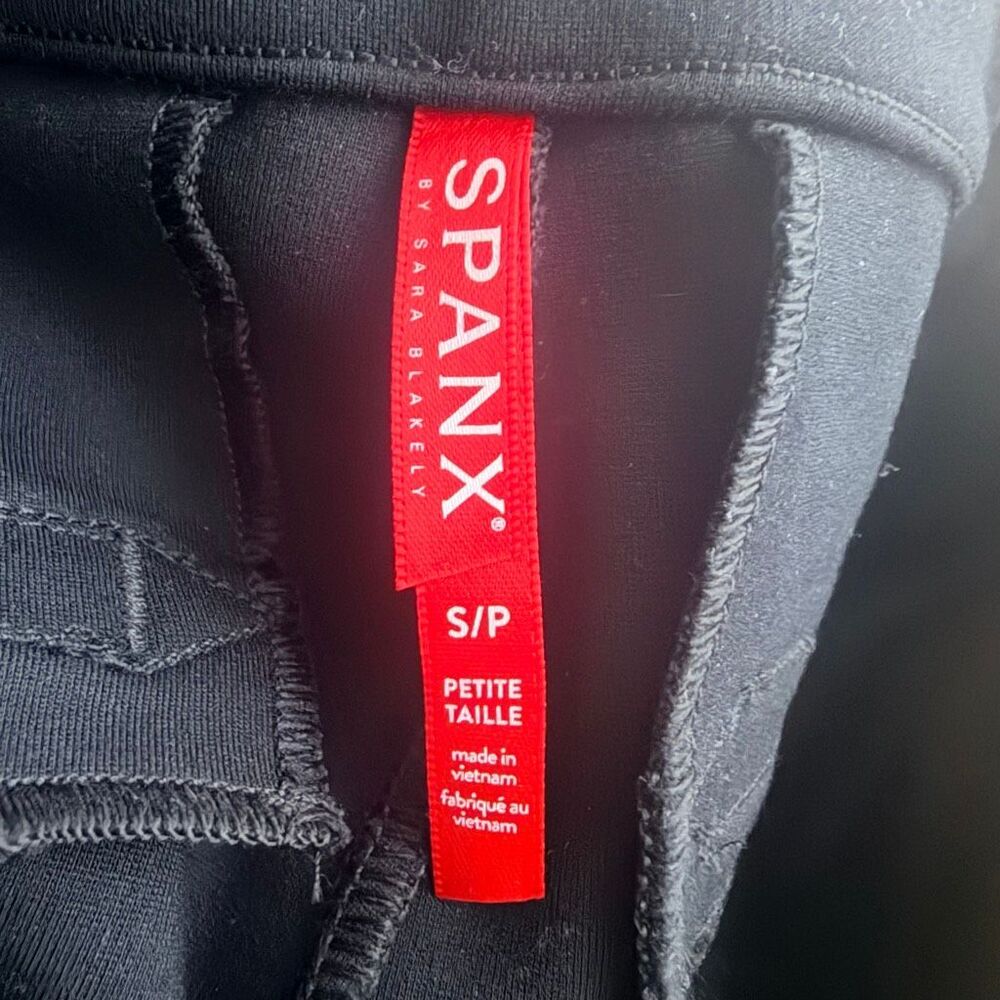 SPANX The Perfect Back Skinny Pull On Dress Pants Black Ponte Ankle Pant SP - Picture 5 of 11